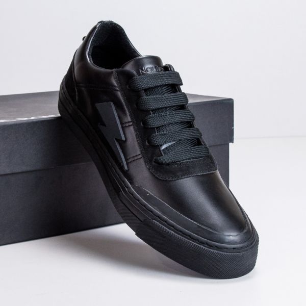 Кроссовки Neil Barrett Thunderbolt skater low.
