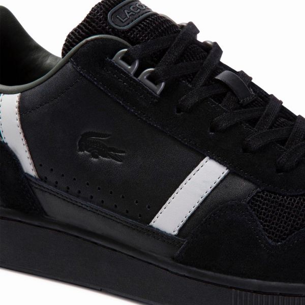 Кеды Lacoste T-Clip 120 3 US SMA LTH BLK/GRY. Кеды Lacoste T-Clip 120 3 US SMA LTH BLK/GRY.