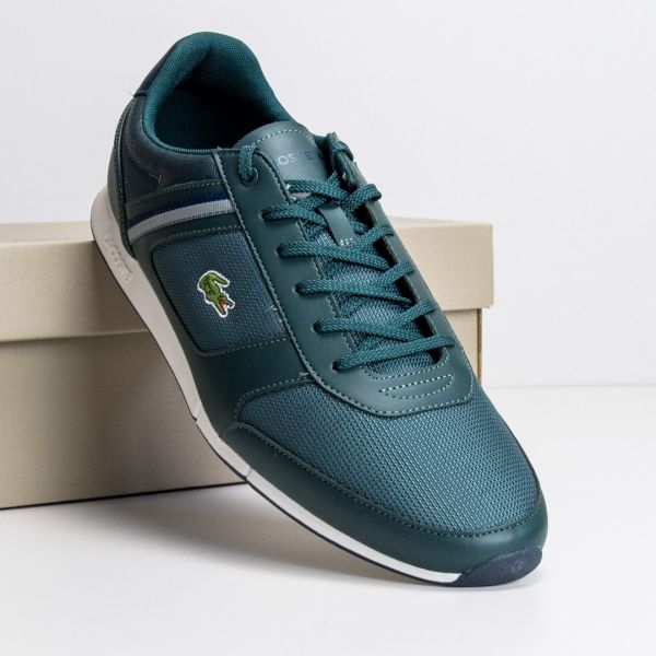 Кеды Lacoste Menerva Sport 319 1 CMA Textile/Synhetic DK GRN/NVY.