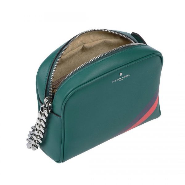 Сумка Philippe Model Laval Bag Veau Drapeau Vert.