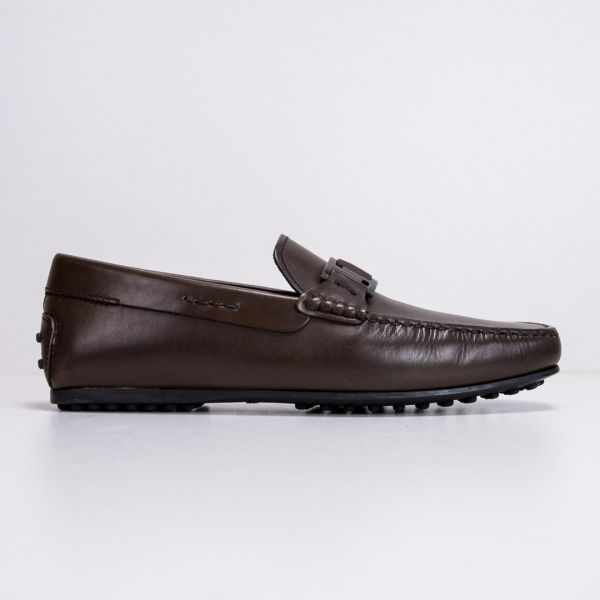 Мокасины Tod's Placca Doppia T City Gommino D90 Testa Moro.