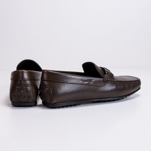 Мокасины Tod's Placca Doppia T City Gommino D90 Testa Moro.