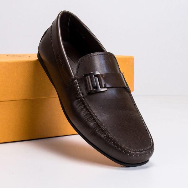 Мокасины Tod's Placca Doppia T City Gommino D90 Testa Moro.