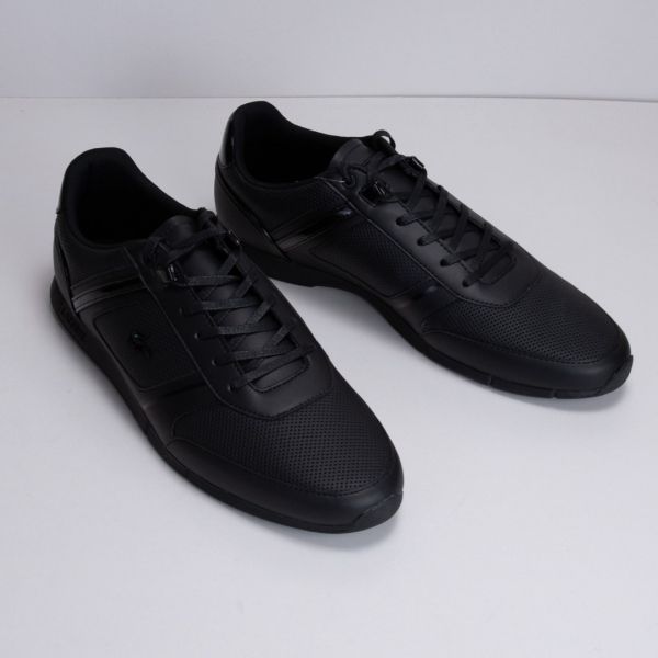 Кеды Lacoste Menerva 120 2 CMA Leather/Synhetic BLK/BLK.