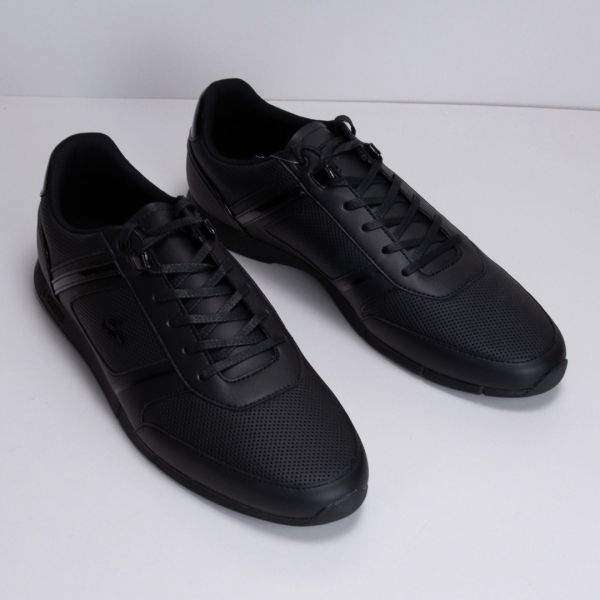 Кеды Lacoste Menerva 120 2 CMA Leather/Synhetic BLK/BLK.