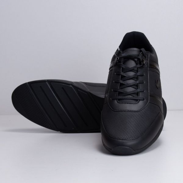 Кеды Lacoste Menerva 120 2 CMA Leather/Synhetic BLK/BLK.