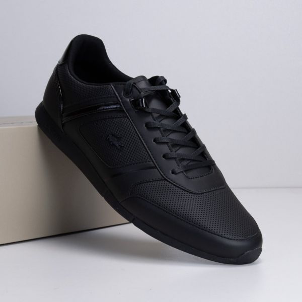 Кеды Lacoste Menerva 120 2 CMA Leather/Synhetic BLK/BLK.