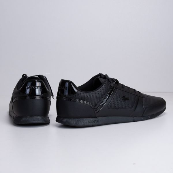 Кеды Lacoste Menerva 120 2 CMA Leather/Synhetic BLK/BLK.