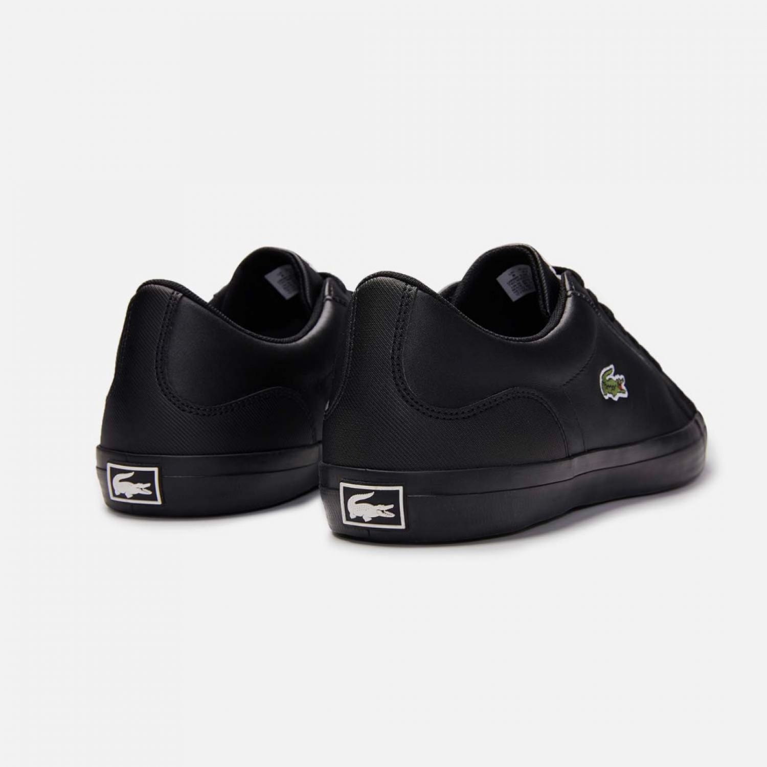 Lacoste Lerond 0120 1 CMA LTH BLK BLK brand centr