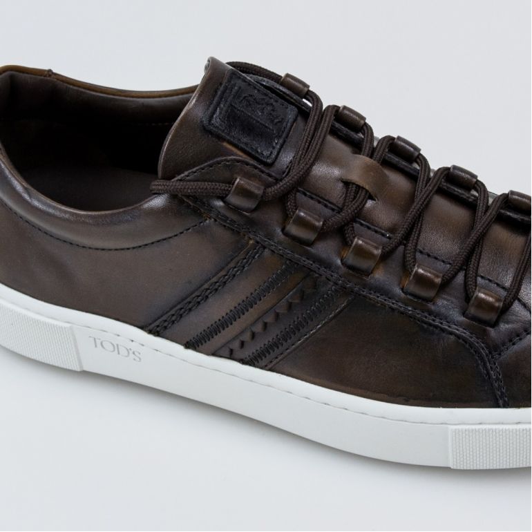 Кросівки Tod's ALL Stripe Cassetta Fashion 56A D9C Cacao.