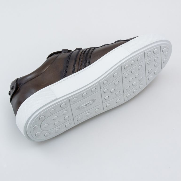 Кроссовки Tod's ALL Stripe Cassetta Fashion 56A D9C Cacao.