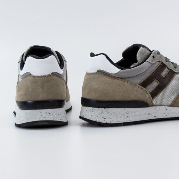 Кроссовки Hogan R261 Allacciato Tes Grigio.