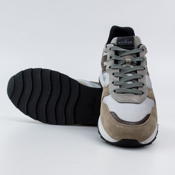 Кроссовки Hogan R261 Allacciato Tes Grigio.