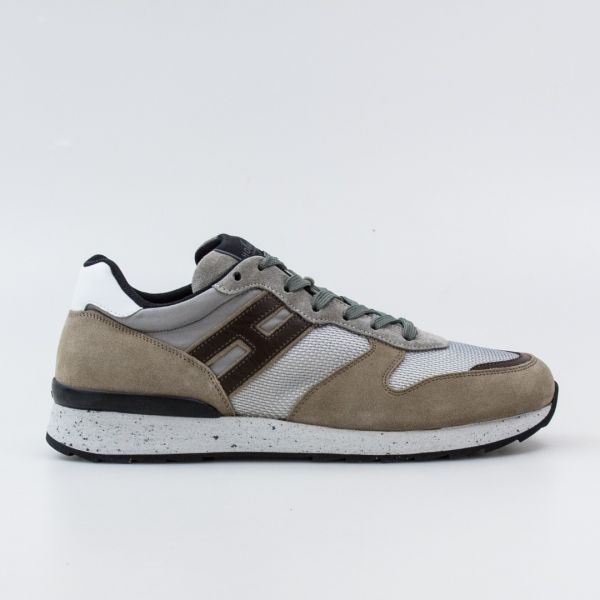 Кроссовки Hogan R261 Allacciato Tes Grigio.