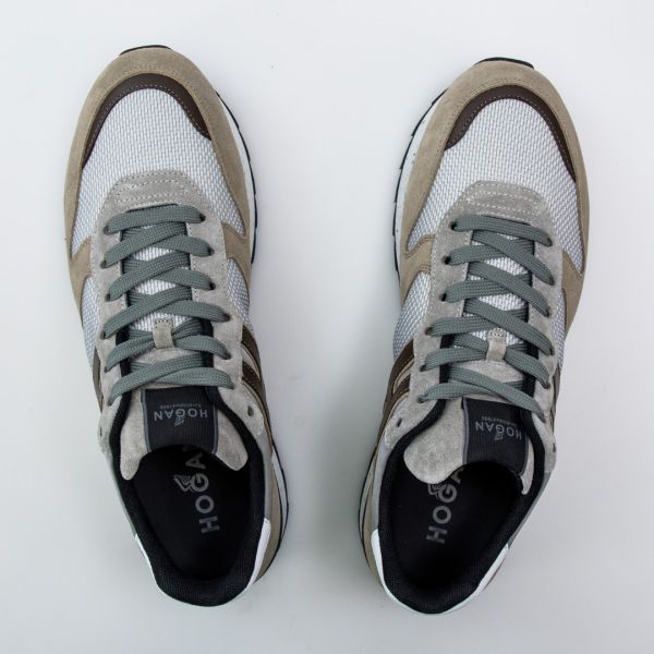 Кроссовки Hogan R261 Allacciato Tes Grigio.