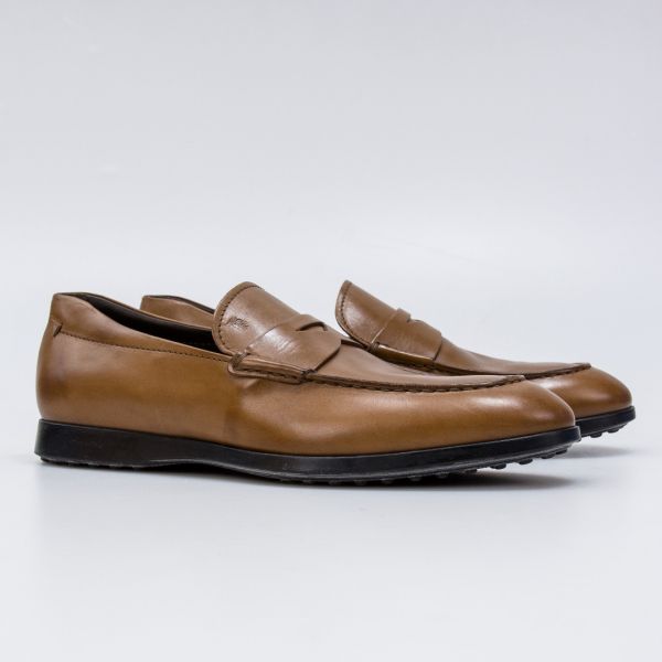 Лоферы Tod's Mocassino Nuovo Fondo Gomma D90 Cacao.