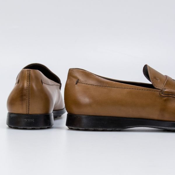 Лоферы Tod's Mocassino Nuovo Fondo Gomma D90 Cacao.
