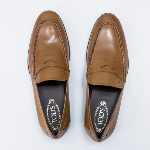 Лоферы Tod's Mocassino Nuovo Fondo Gomma D90 Cacao.