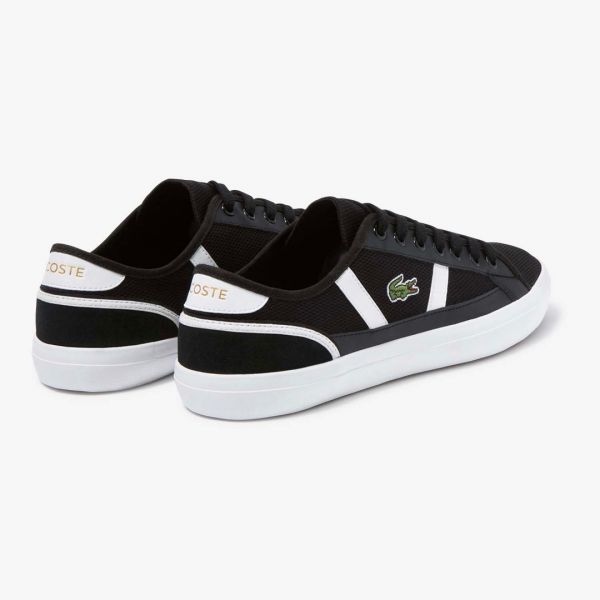 Lacoste Sideline 220 1 CMA CNV LTH BLK WHT brand centr
