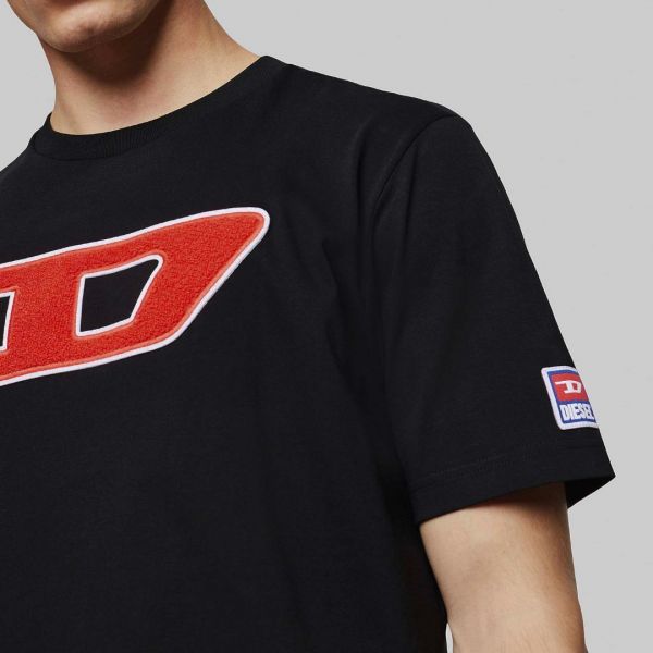 Футболка Diesel T-Just-Division-D black.