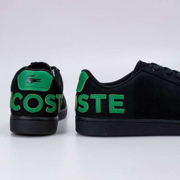 Кеды Lacoste Carnaby EVO 120 11 U SMA NUBUCK/SYN BLK/GRN.