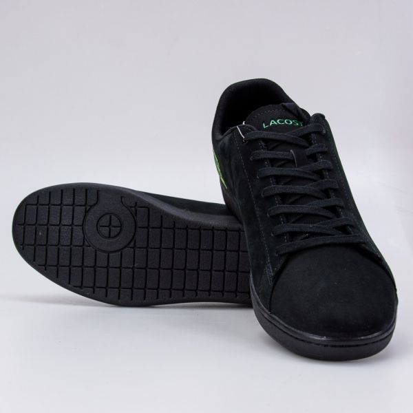 Кеды Lacoste Carnaby EVO 120 11 U SMA NUBUCK/SYN BLK/GRN.
