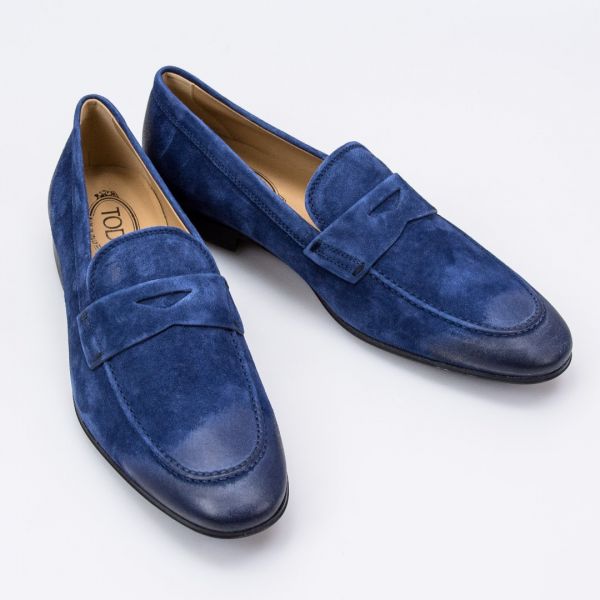 Лофери Tod's Mocassino Gomma Leggera 06B OLV Blu Navy.