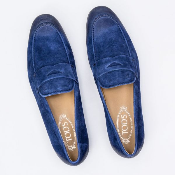 Лофери Tod's Mocassino Gomma Leggera 06B OLV Blu Navy.