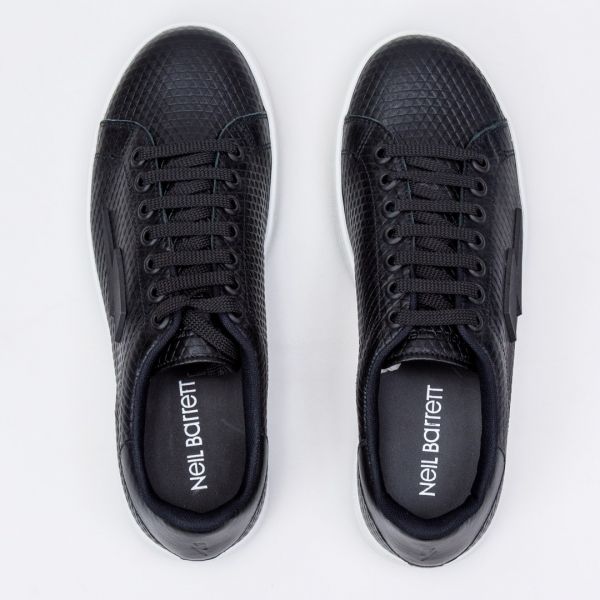 Кеды Neil Barrett Thunderbolt Tennis Tonal.