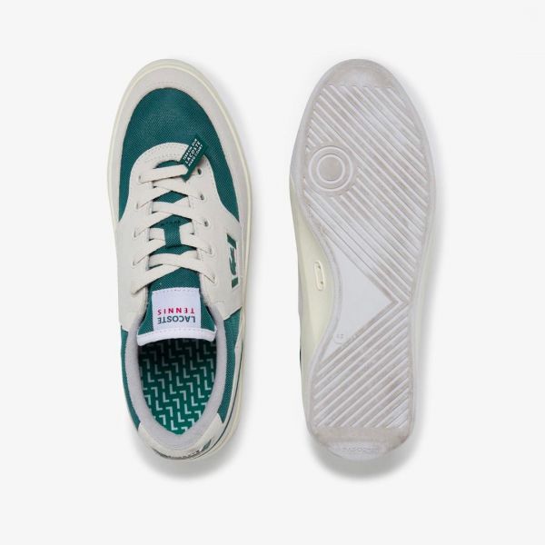 Кеды Lacoste G80 OG 120 1 SMA OFF WHT/DK GRN Leather/Textile.