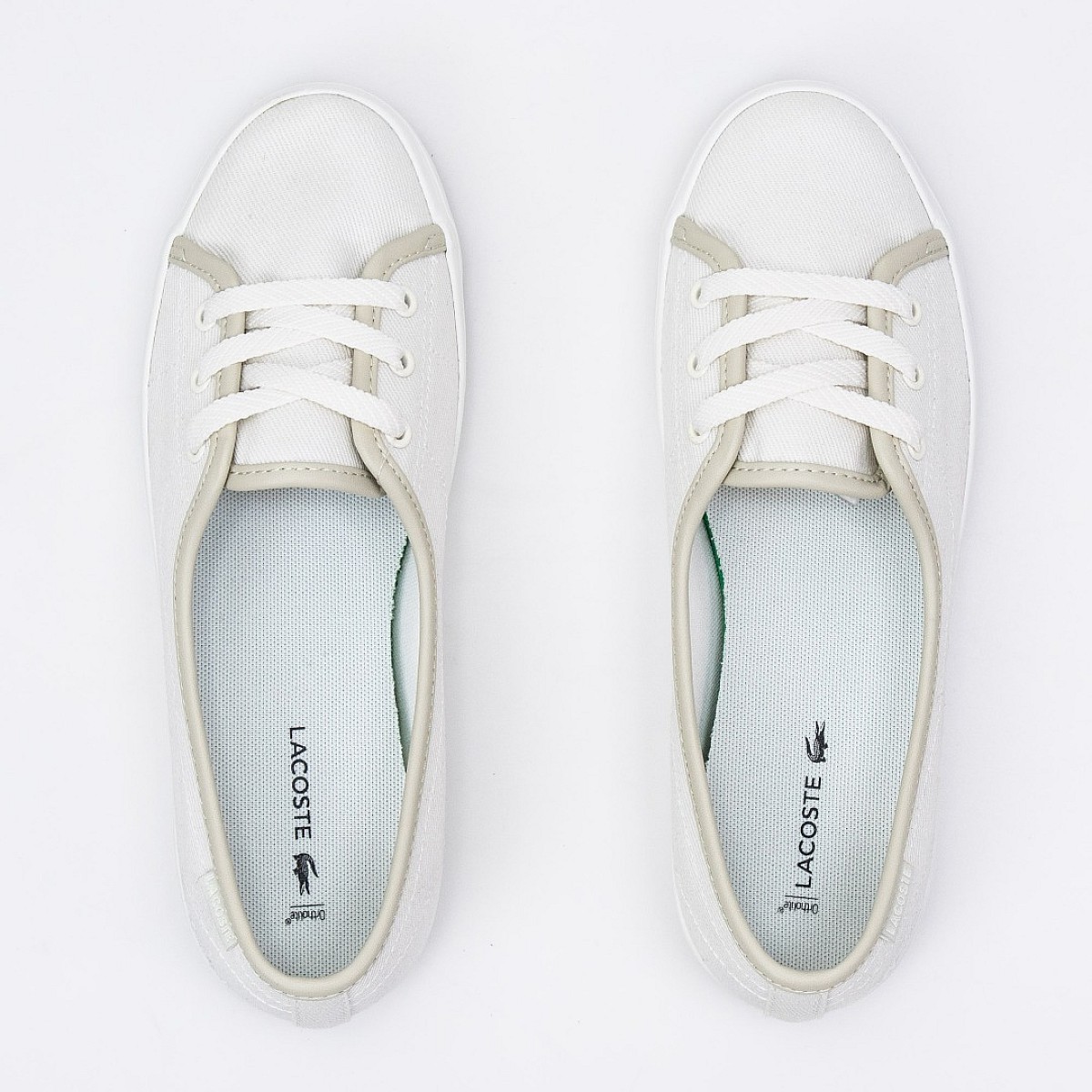 Кеди Lacoste Ziane Chunky 220 1 CFA CNV/Text OFF WHT/OFF WHT