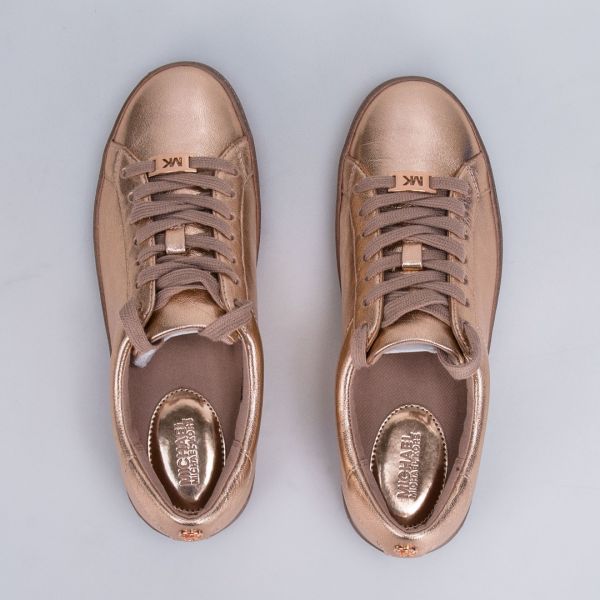 Кеды Michael Kors Irving Lace Up Metallic.