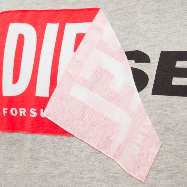 Футболка Diesel T-Diego-QA T-Shirt Grey.