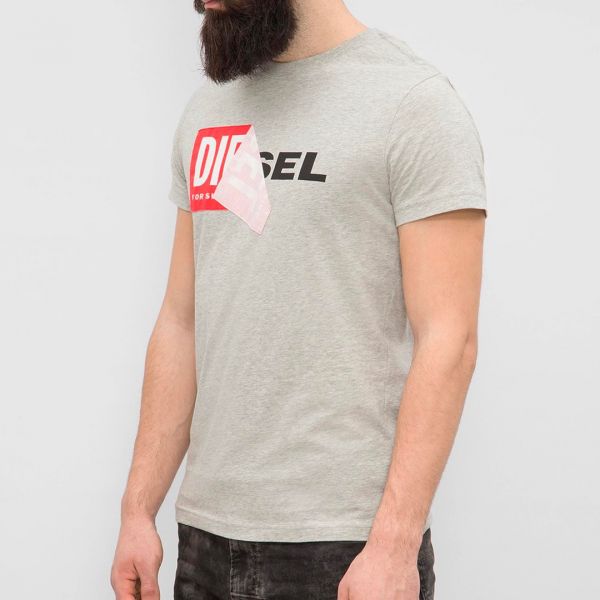 Футболка Diesel T-Diego-QA T-Shirt Grey.