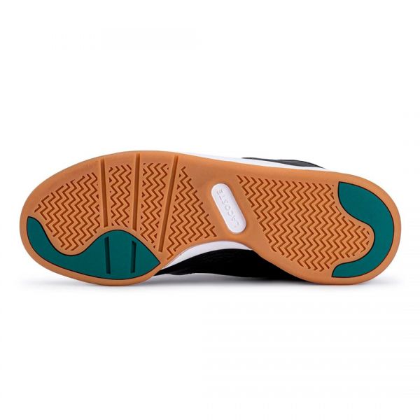 Кроссовки Lacoste Court slam chunky trainers in black.