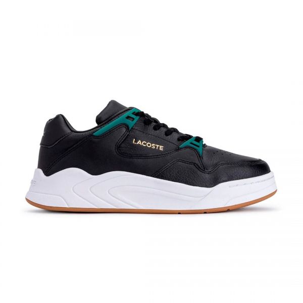 Кроссовки Lacoste Court slam chunky trainers in black.