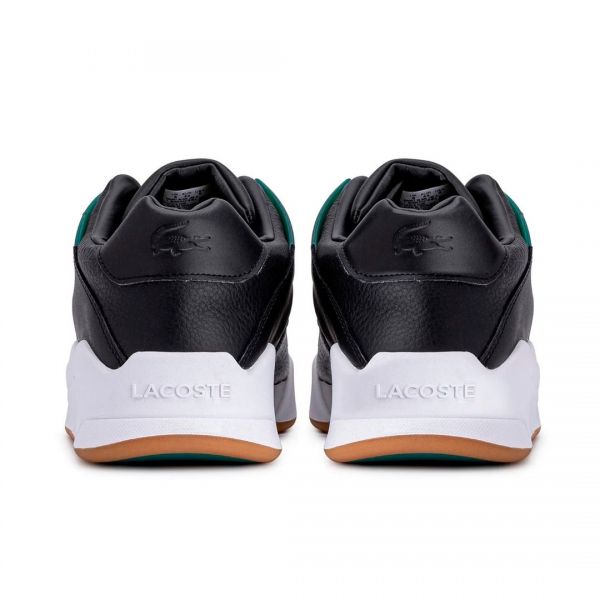 Кроссовки Lacoste Court slam chunky trainers in black.