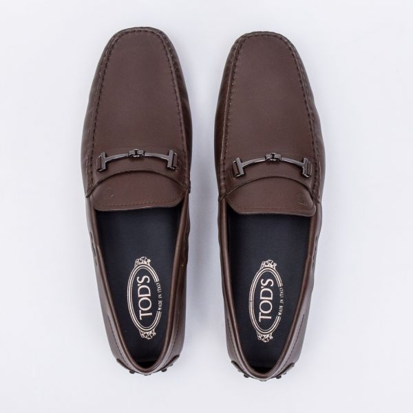 Мокасини Tod's Doppia T Fine City Gommino D90 Brown.