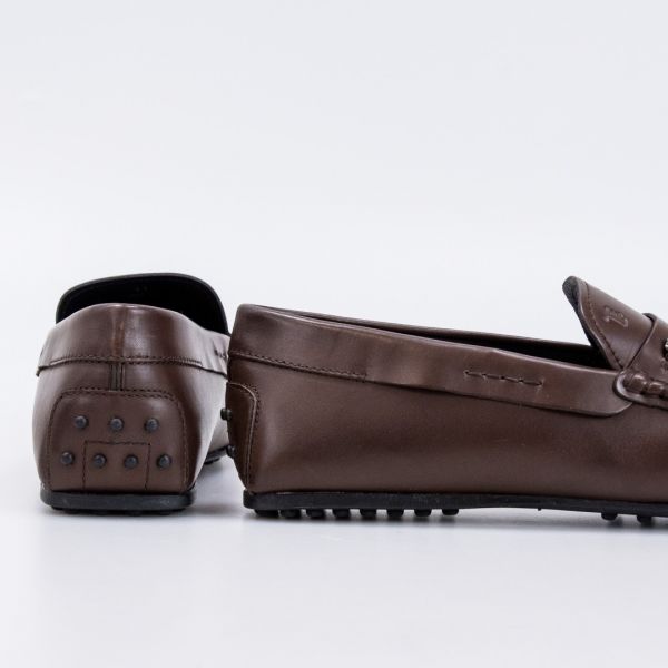 Мокасини Tod's Doppia T Fine City Gommino D90 Brown.