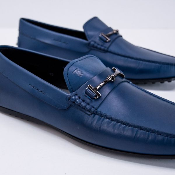 Мокасины Tod's Doppia T Fine City Gommino D90 BLU 2.