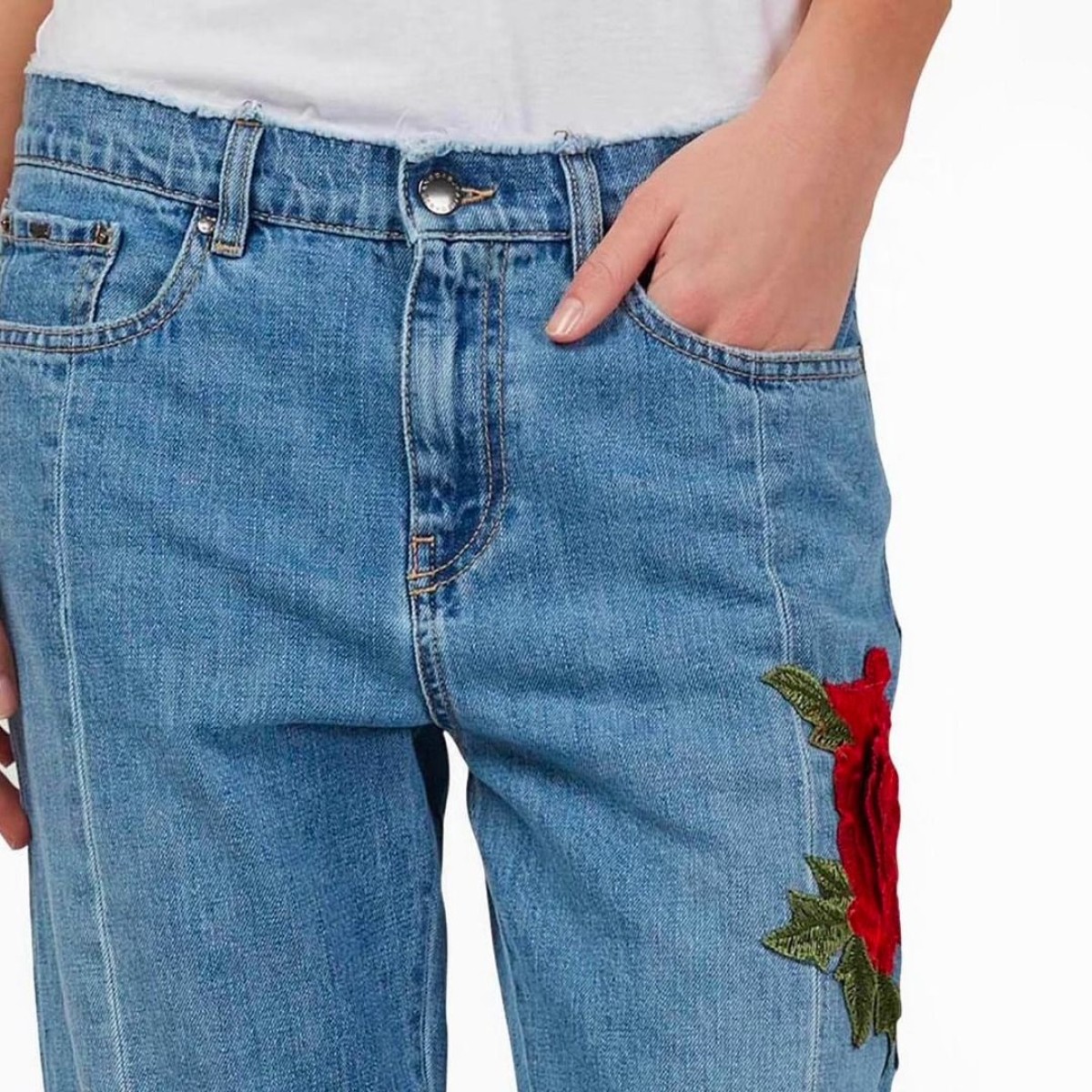 Джинси GAS Juice Roses Blue Denim