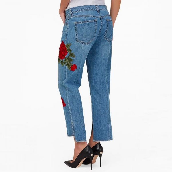 Джинсы GAS Juice Roses Blue Denim