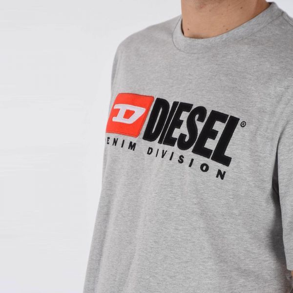 Футболка Diesel T-Just-Division Maglietta grey.