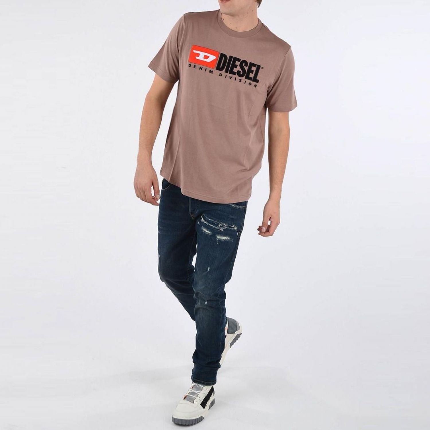 Diesel T Just Division Maglietta bronze brand centr