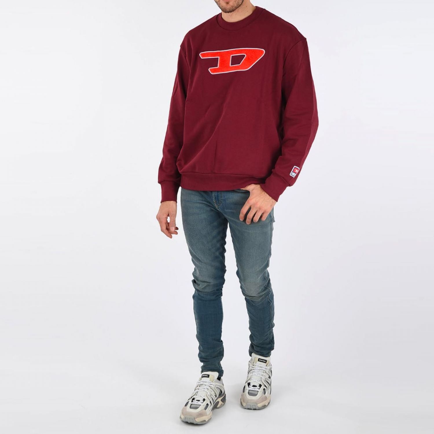 Diesel S Crew Division D Sweat shirt brand centr
