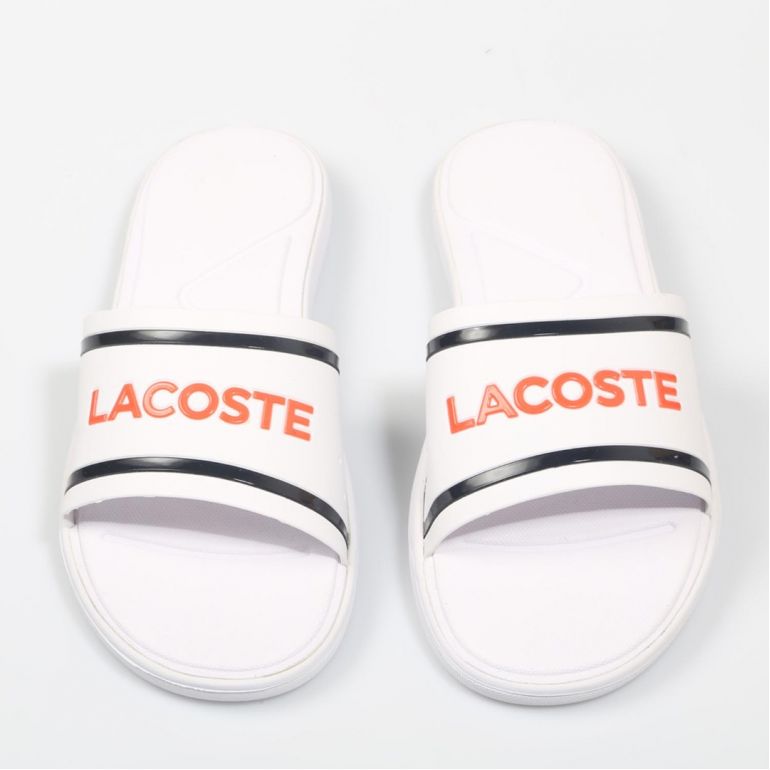 Шльопанці Lacoste L.30 Slide 218 1 CAW White/Navy/Pink Synthetic.