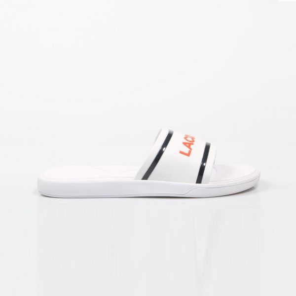 Шльопанці Lacoste L.30 Slide 218 1 CAW White/Navy/Pink Synthetic.
