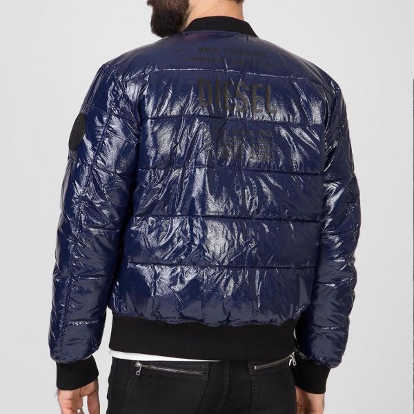 Diesel jacket blue on sale