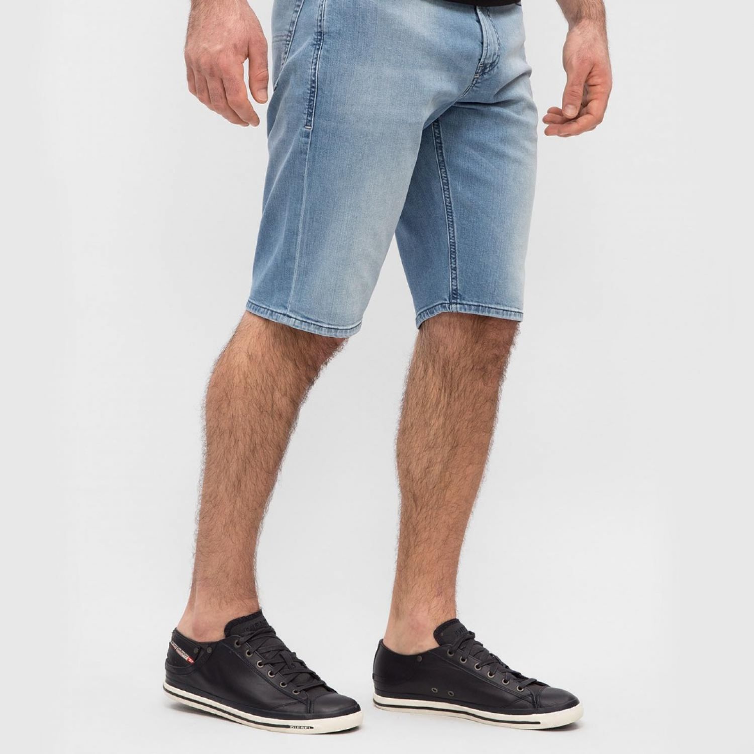 Diesel Thoshort Calzoncini blue brand centr