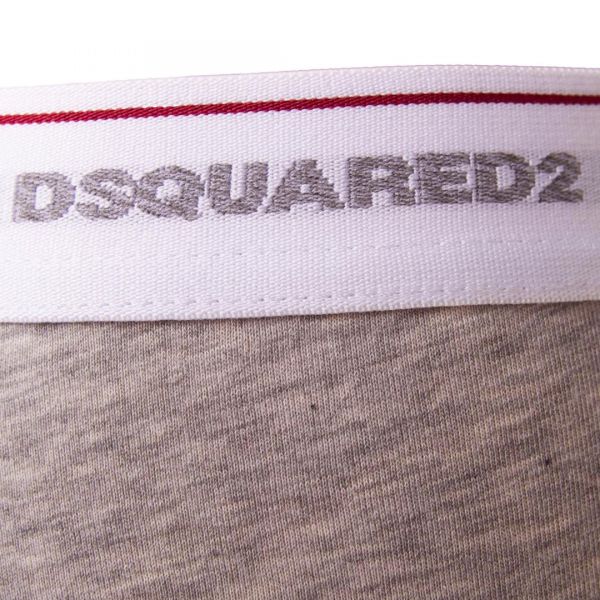 Боксеры Dsquared2 Twin Trunks Jersey Cotton Stretch grey.
